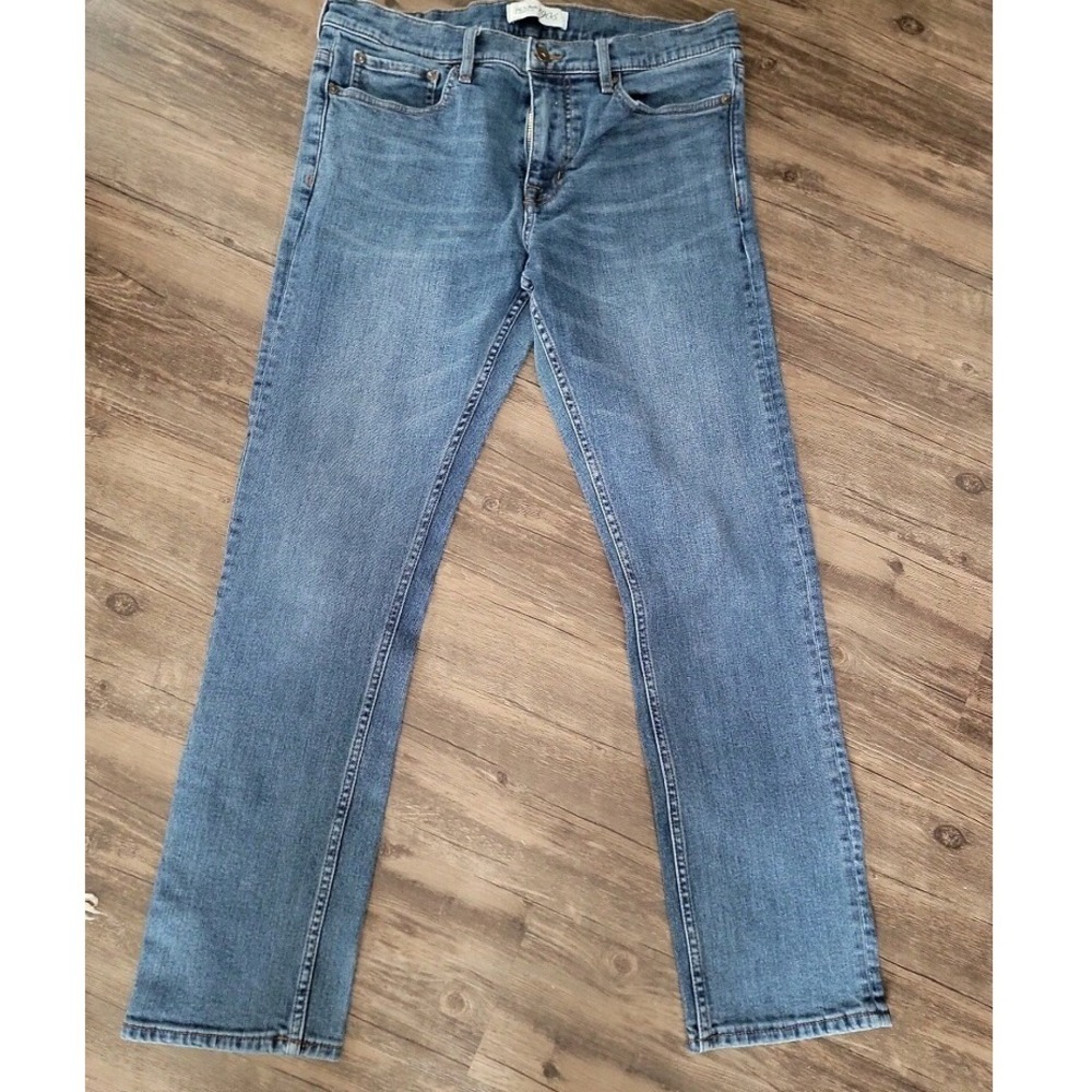 Jos. A. Bank 1905 Tailored Fit Mens Jeans Blue Denim 34x32 Stretch Medium Wash